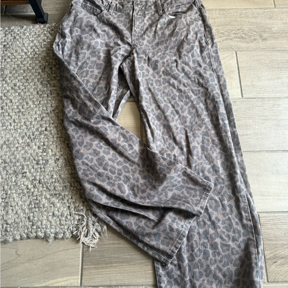 Wild Fable Brown Leopard Print women's Chinos